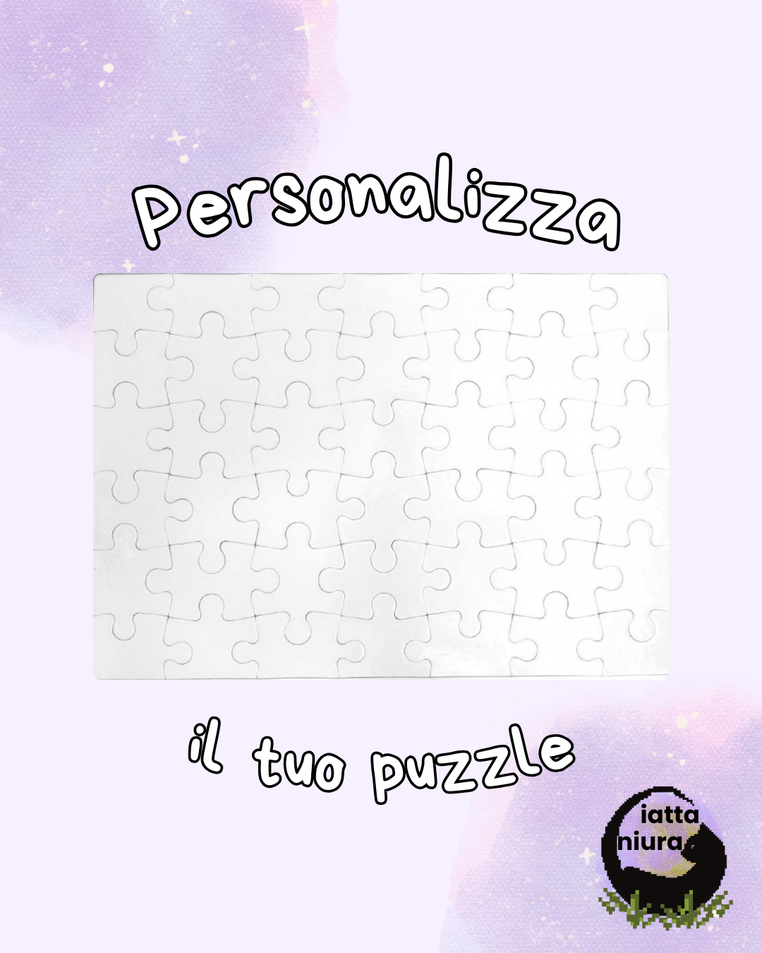 Puzzle con Grafica Personalizzata - Artigianale