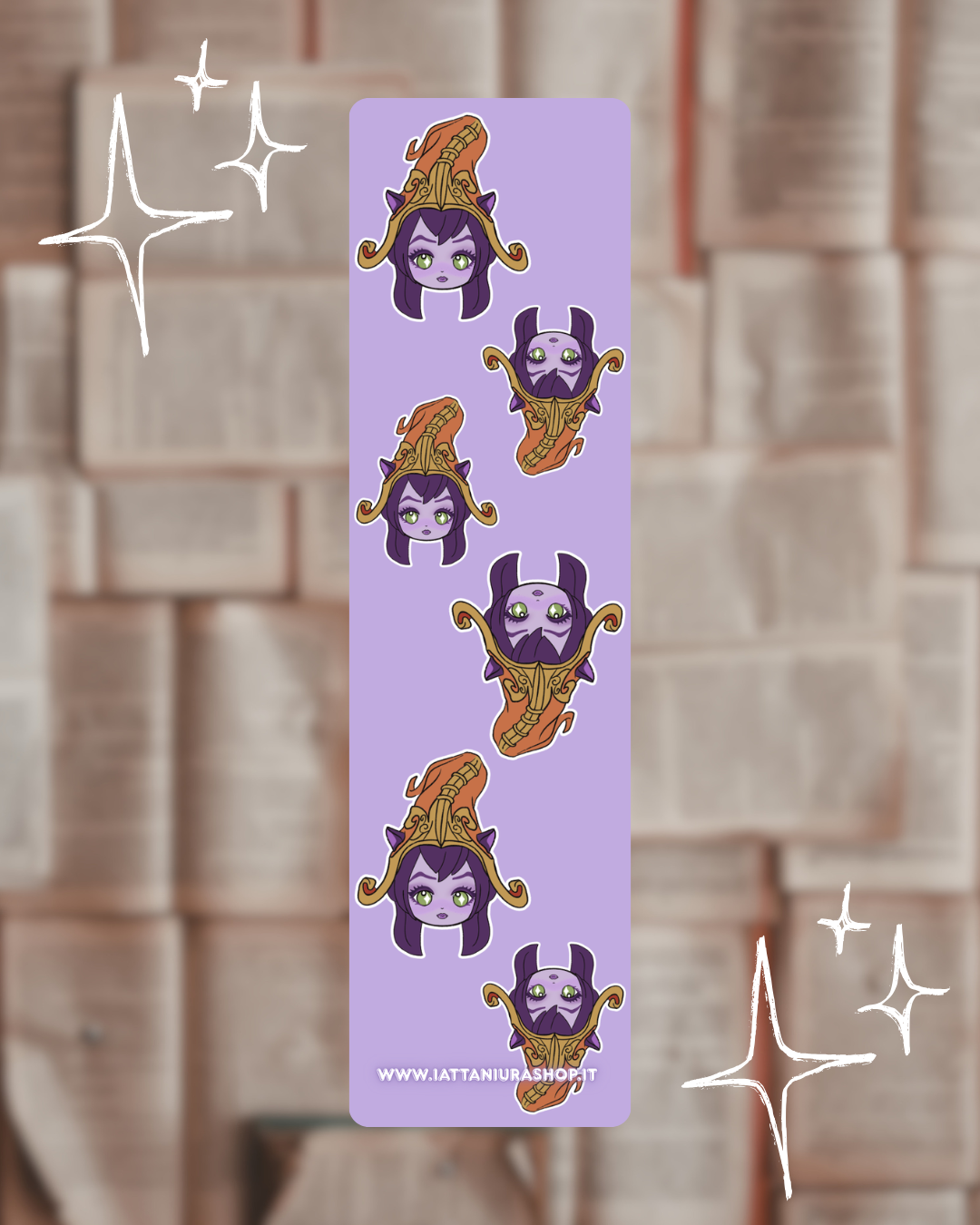 Segnalibro a tema (Lulu) - Grafica esclusiva, Plastificato