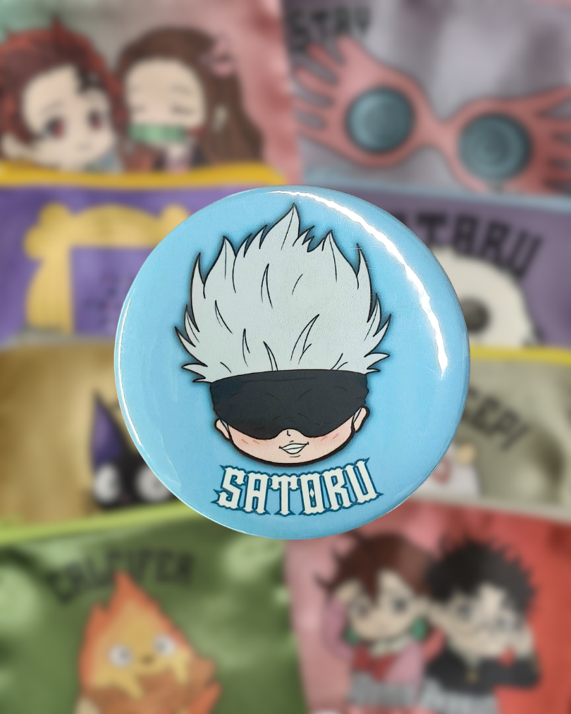Spilla glossy (Satoru) - Fatto a mano 58 mm