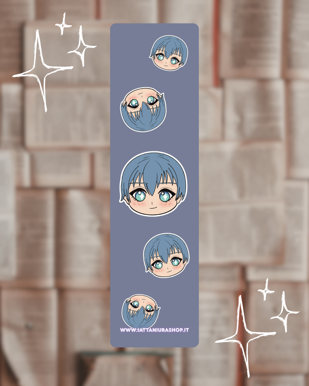 Segnalibro a tema anime (Himmel) - Grafica esclusiva, Plastificato
