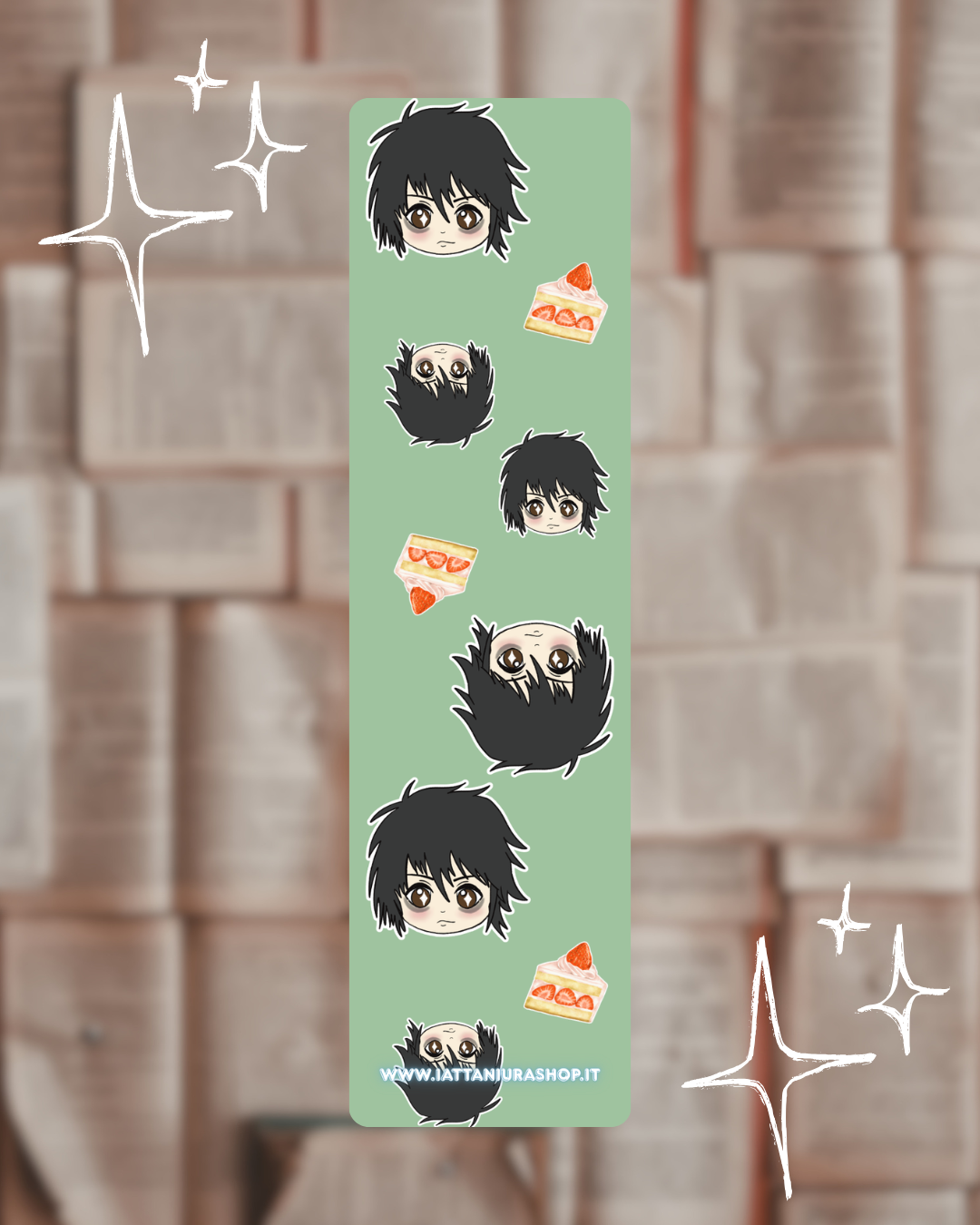 Segnalibro a tema (L Lawliet) - Grafica esclusiva, Plastificato