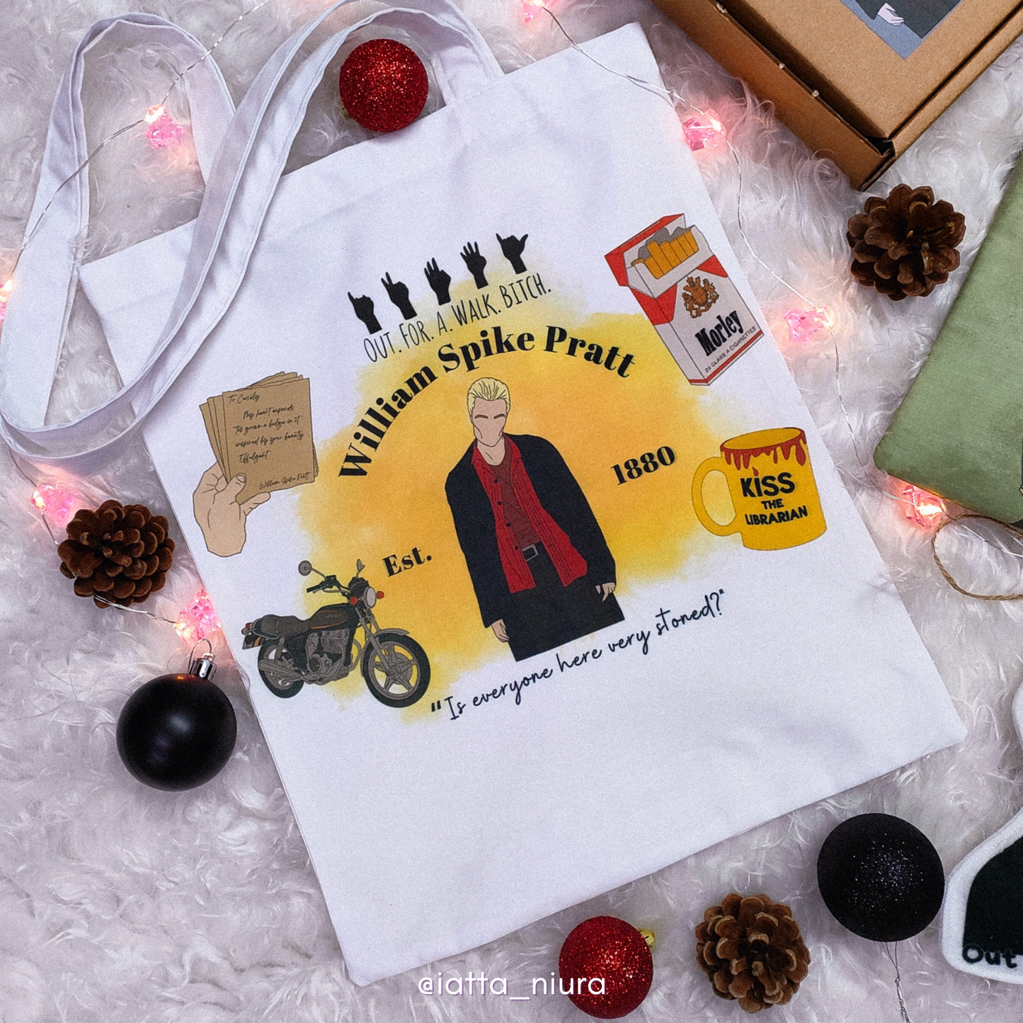 Decorazione da appendere artigianale vampiro ribelle stile serie tv