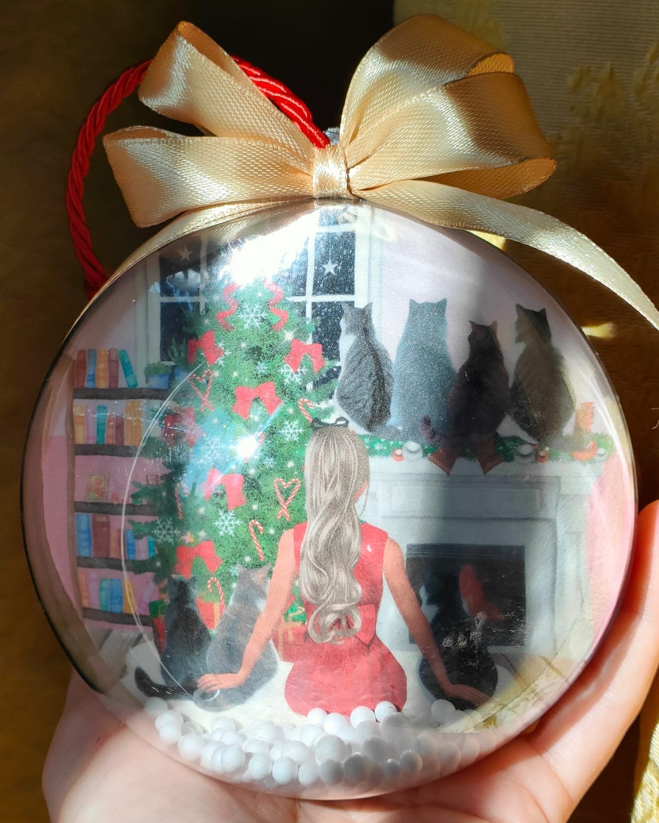 Sfera Natale Personalizzata Famiglia - Plexiglass