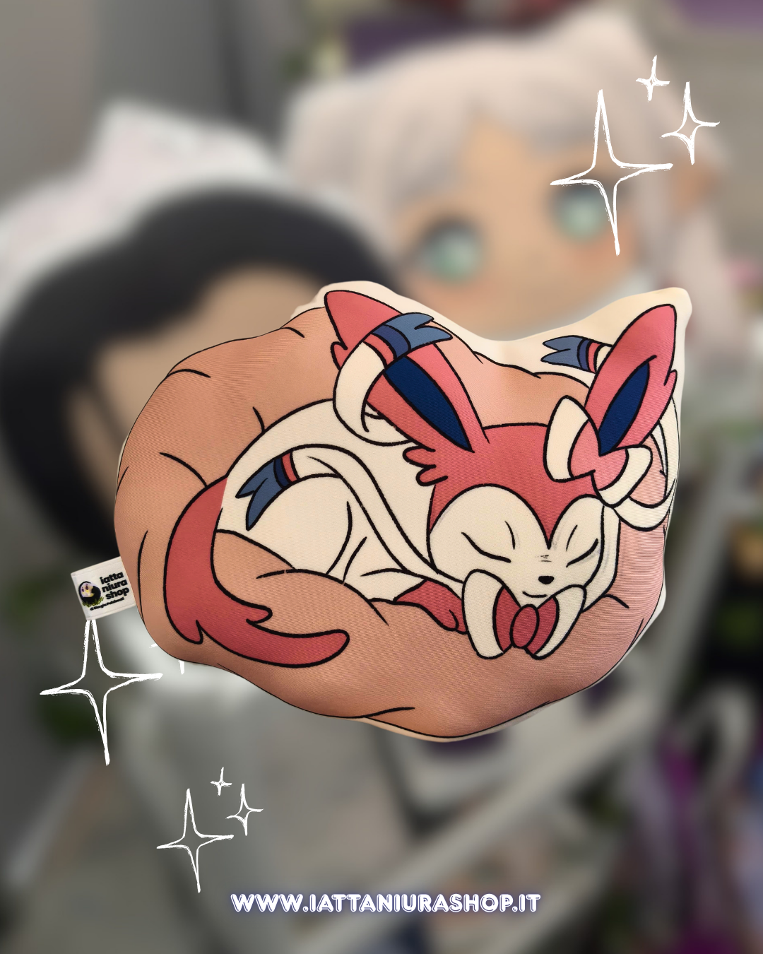 Cuscino squishy (Sylveon) - Fatto a mano