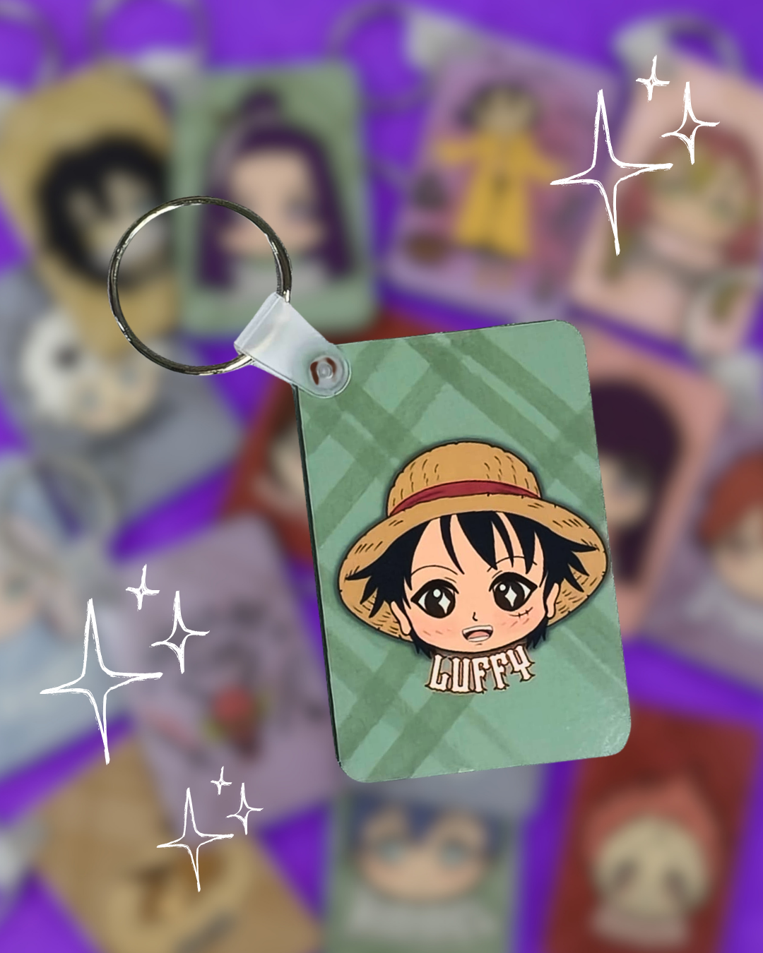 Portachiavi (Luffy) - Fatto a mano