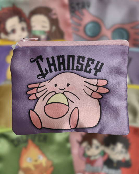 Portamonete (Pokèmon rosa con uovo) - Fatto a mano