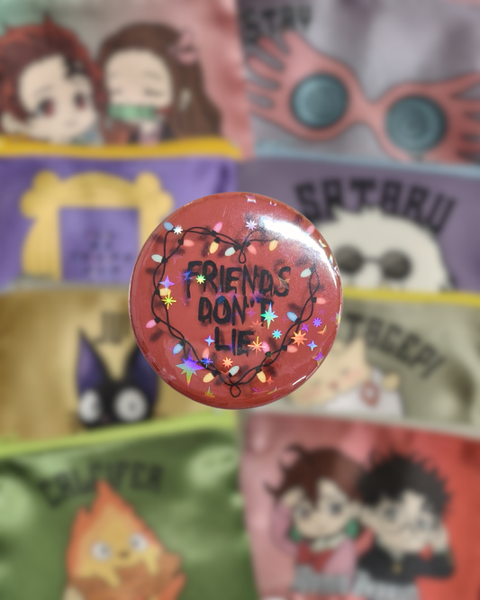 Spilla glossy (Friends don't lie) - Fatto a mano