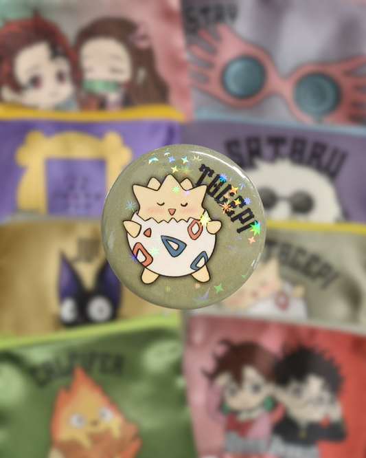 Spilla glossy (Mostrino uovo) - Fatto a mano