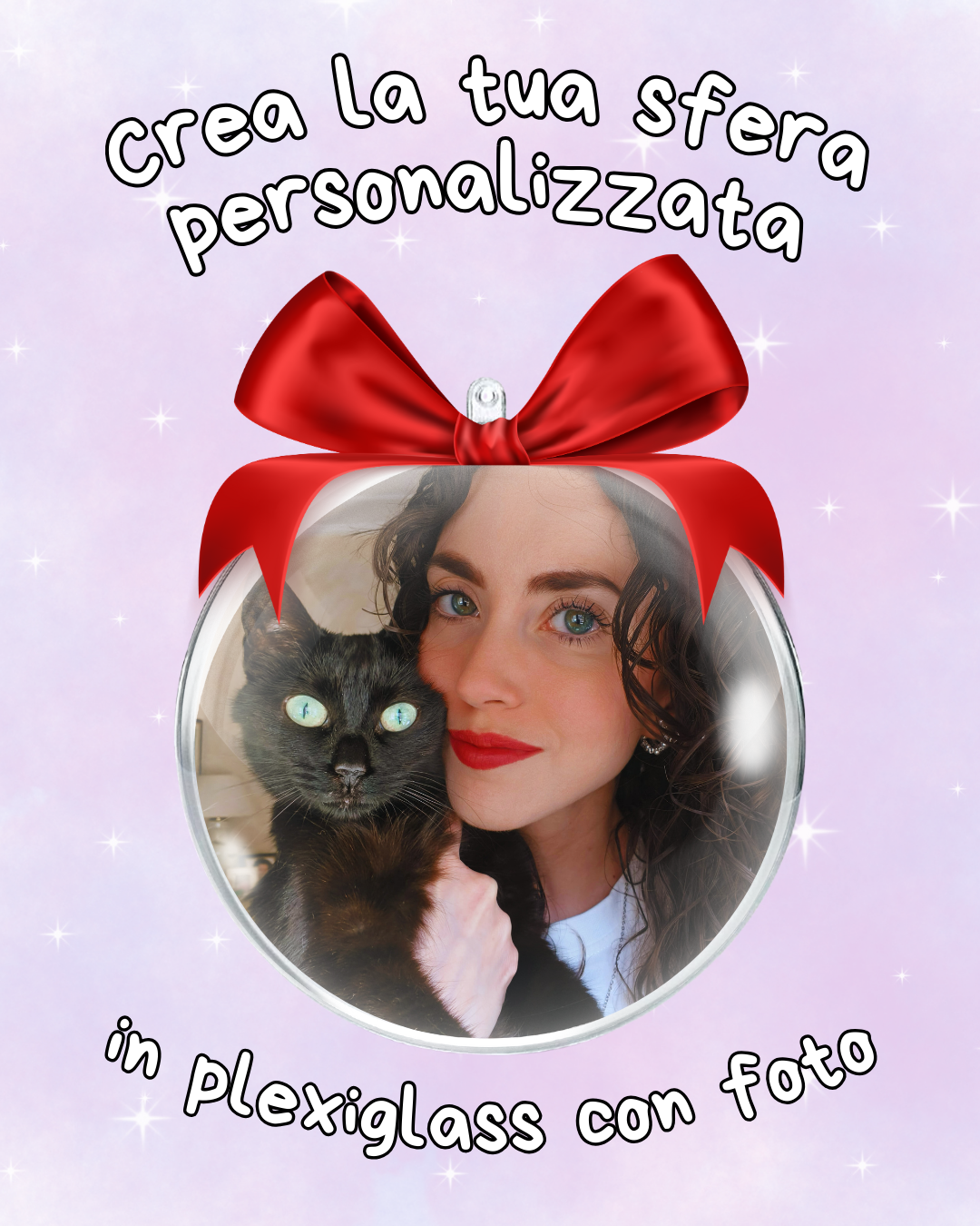 Sfera di Natale Personalizzata con Foto - Plexiglass