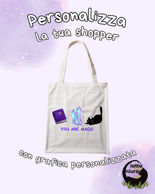 Shopper Tote Bag - Grafica Personalizzata