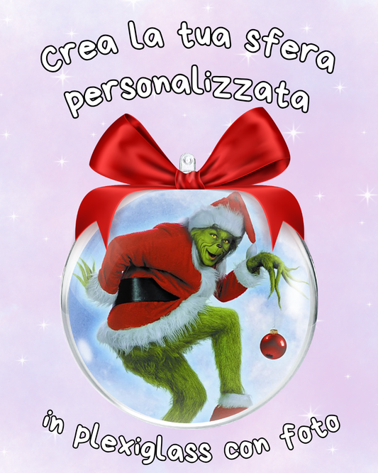 Sfera di Natale Personalizzata - Plexiglass
