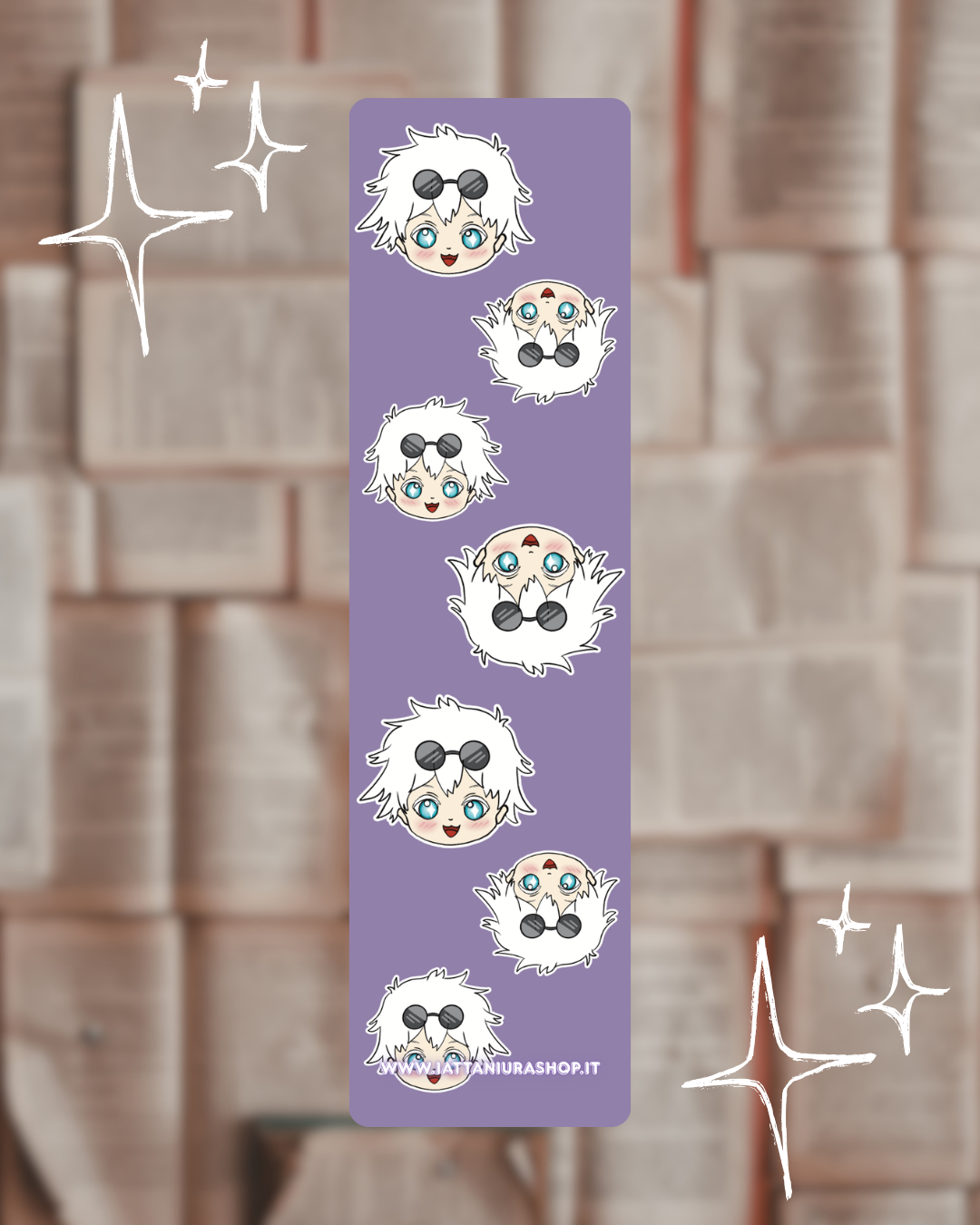 Segnalibro a tema (Stregone biondo) - Grafica esclusiva, Plastificato
