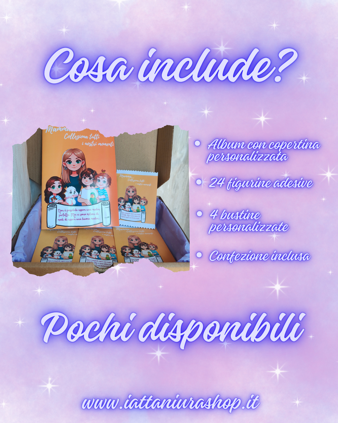 Album Figurine Personalizzato con 24 Foto - Artigianale
