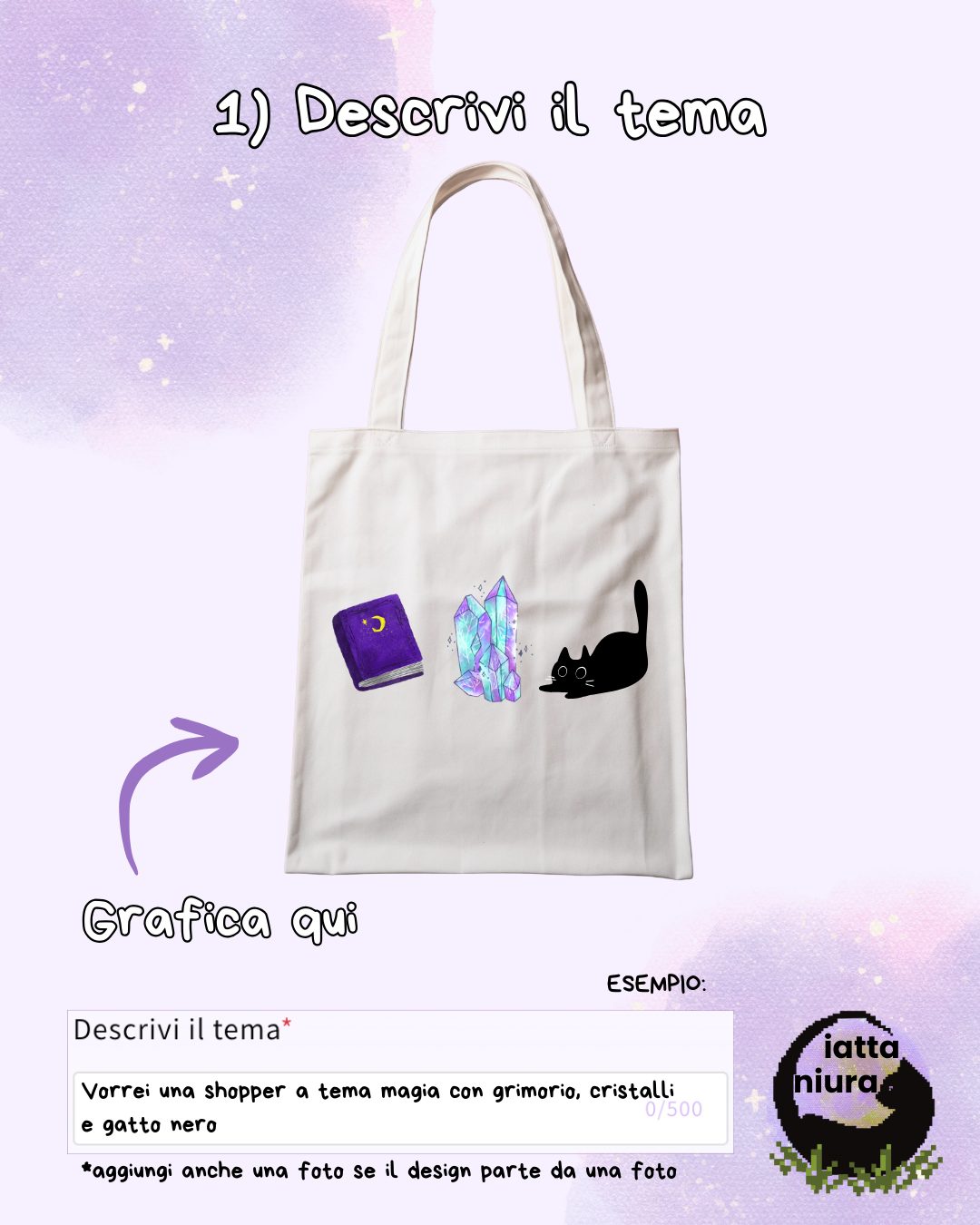 Shopper Tote Bag - Grafica Personalizzata