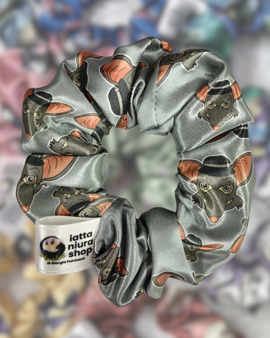 Scrunchie in raso a tema (Twitch Gangster) - Artigianale