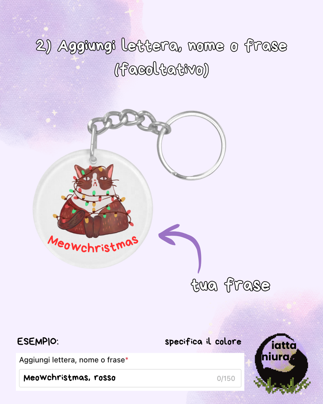 Portachiavi Rotondo Personalizzato - Plexiglass