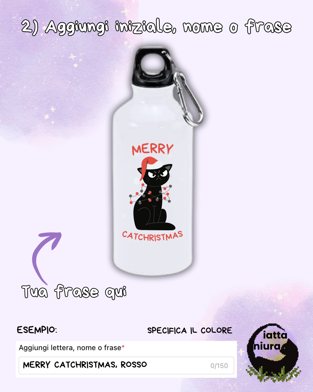 Borraccia Alluminio - Grafica Personalizzata