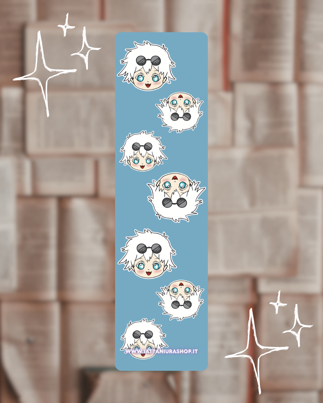 Segnalibro a tema (Stregone biondo) - Grafica esclusiva, Plastificato