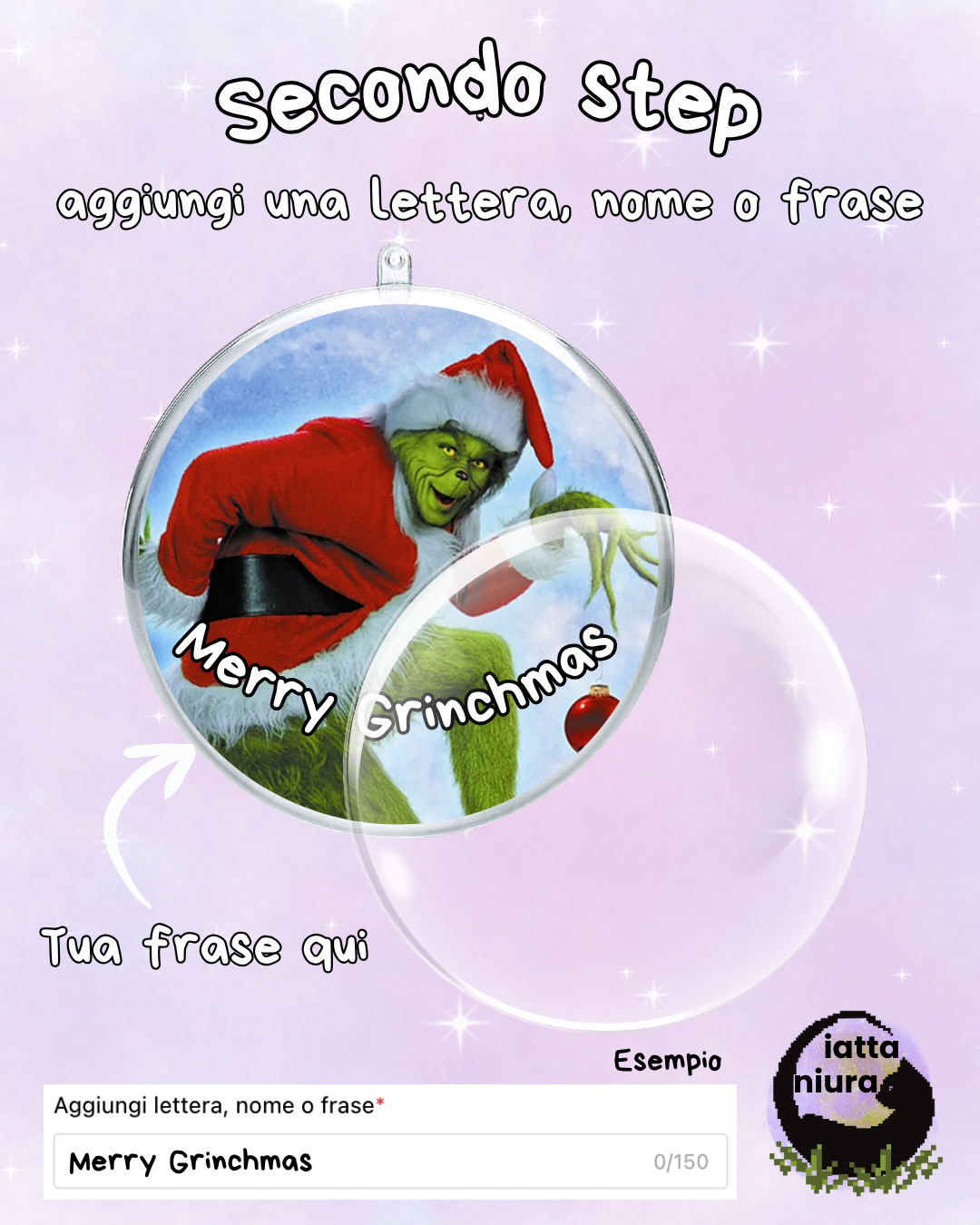 Personalized Christmas Ball - Handcrafted Plexiglass