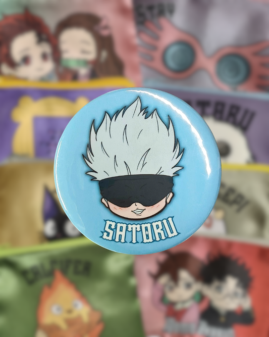 Spilla glossy (Satoru) - Fatto a mano 58 mm