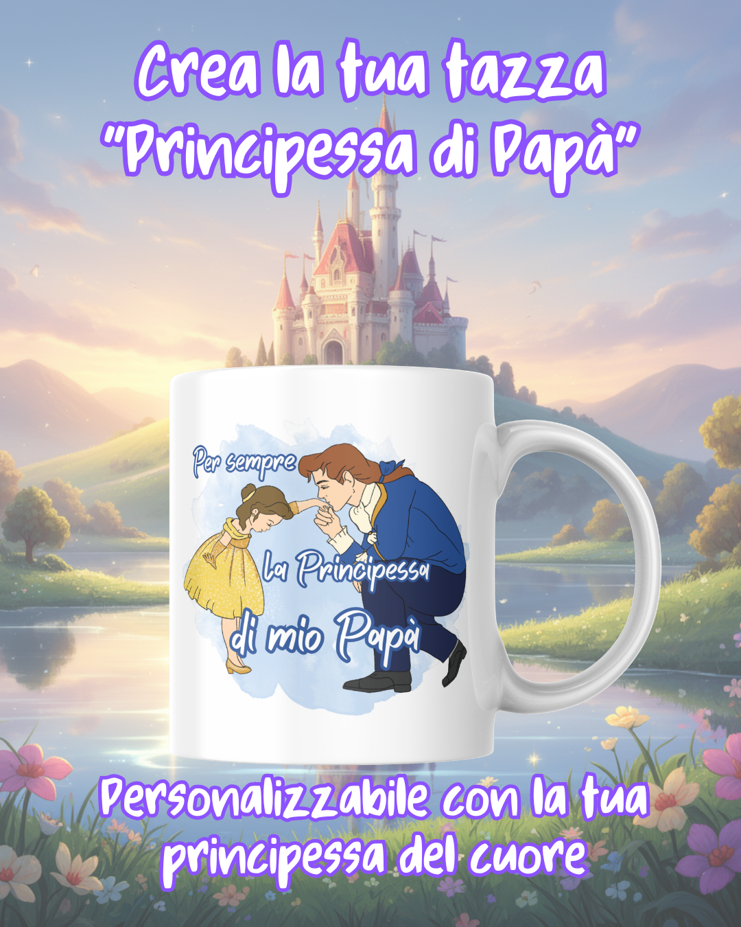 Tazza Principessa di Papà Personalizzata - Ceramica