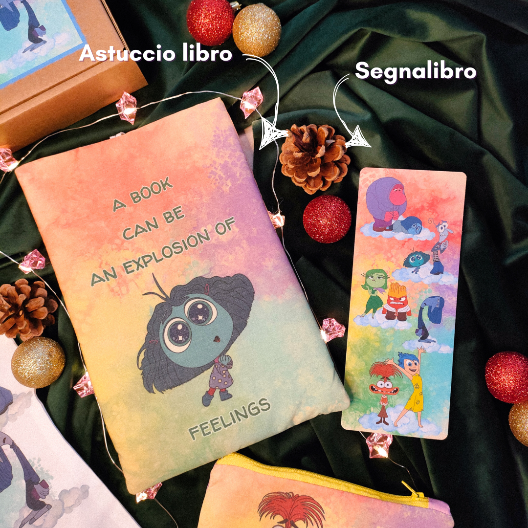 Segnalibro plastificato artigianale con emozioni colorate animazione