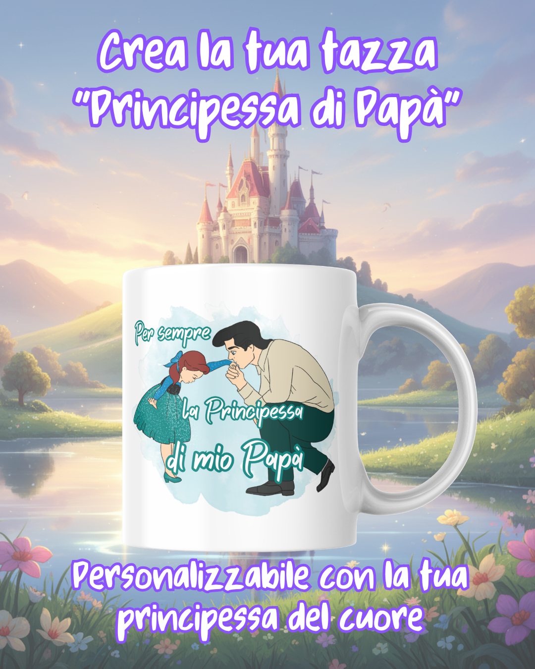 Tazza Principessa di Papà Personalizzata - Ceramica