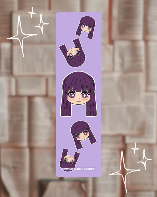 Segnalibro a tema anime (Fern) - Grafica esclusiva, Plastificato