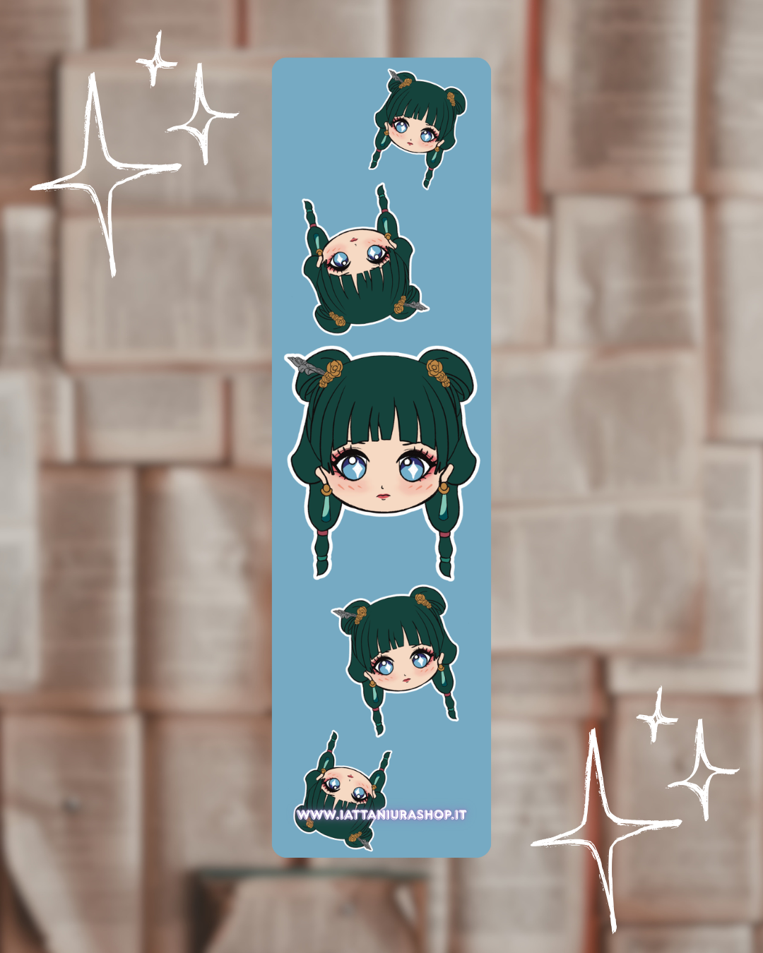 Segnalibro a tema anime (Speziale) - Grafica esclusiva, Plastificato
