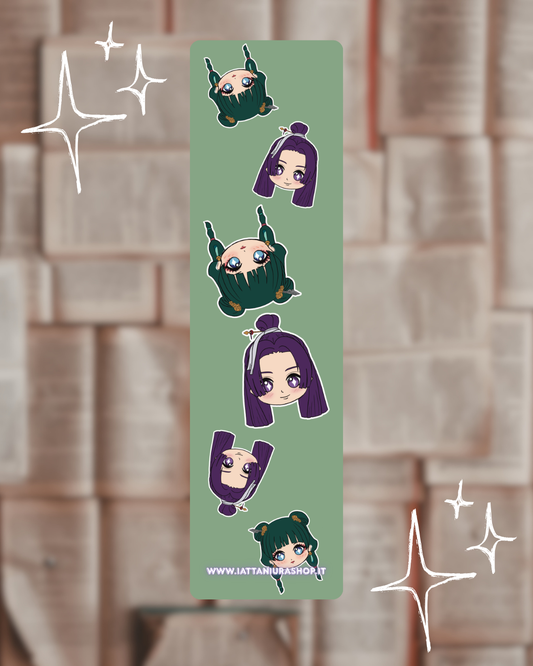 Segnalibro a tema anime (Jinshi Maomao) - Grafica esclusiva, Plastificato