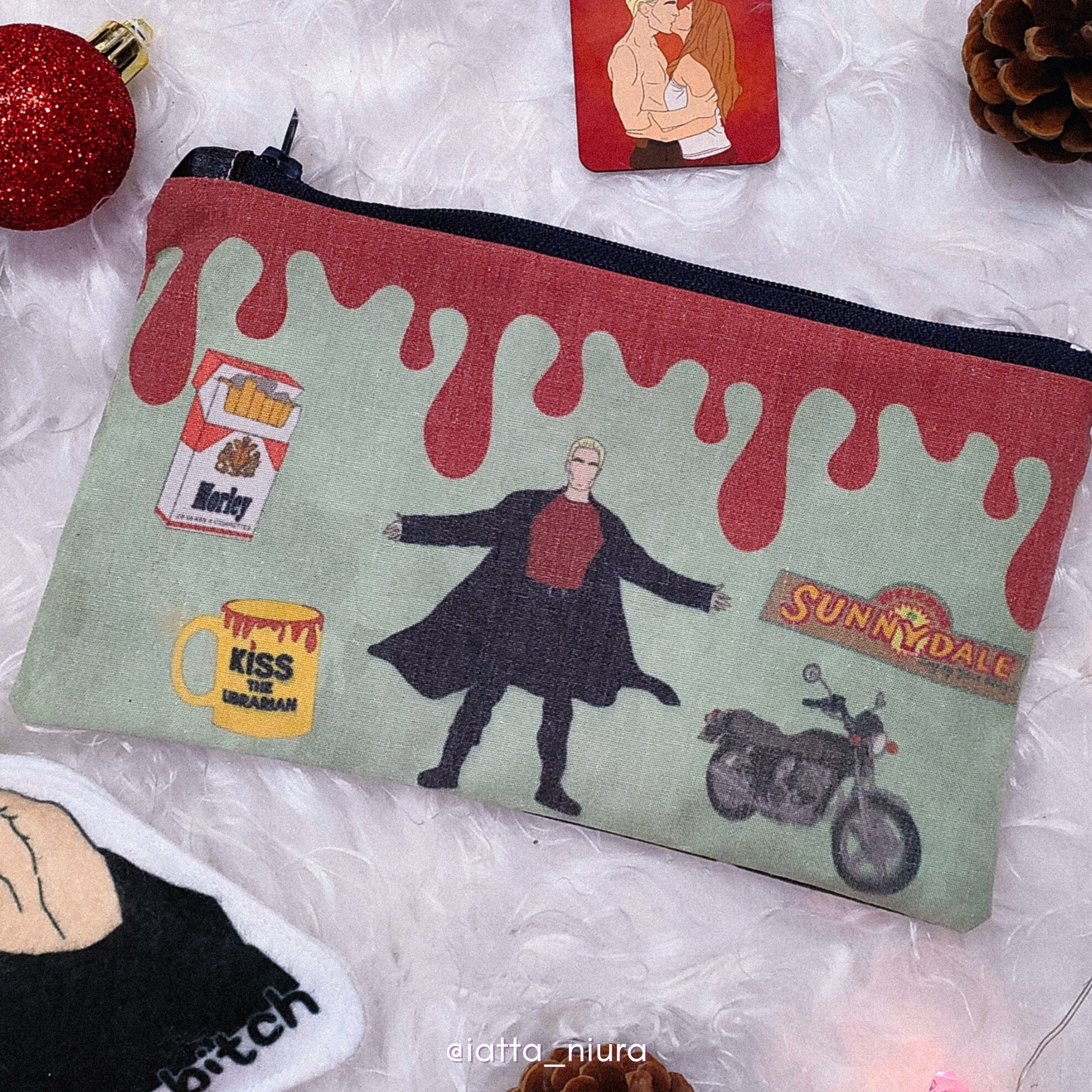 Portachiavi artigianale con vampiro ribelle serie tv soprannaturale