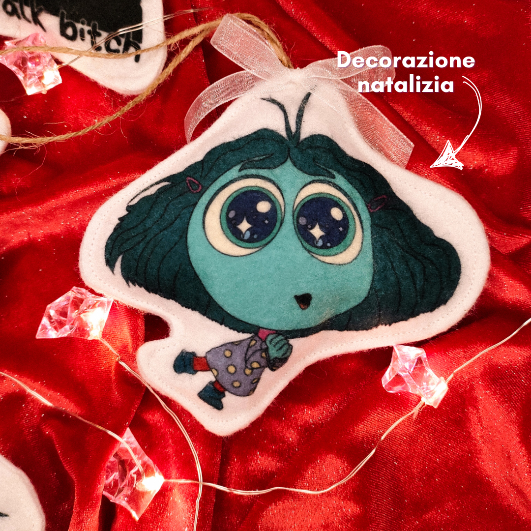 Portachiavi artigianale emozioni colorate film animazione