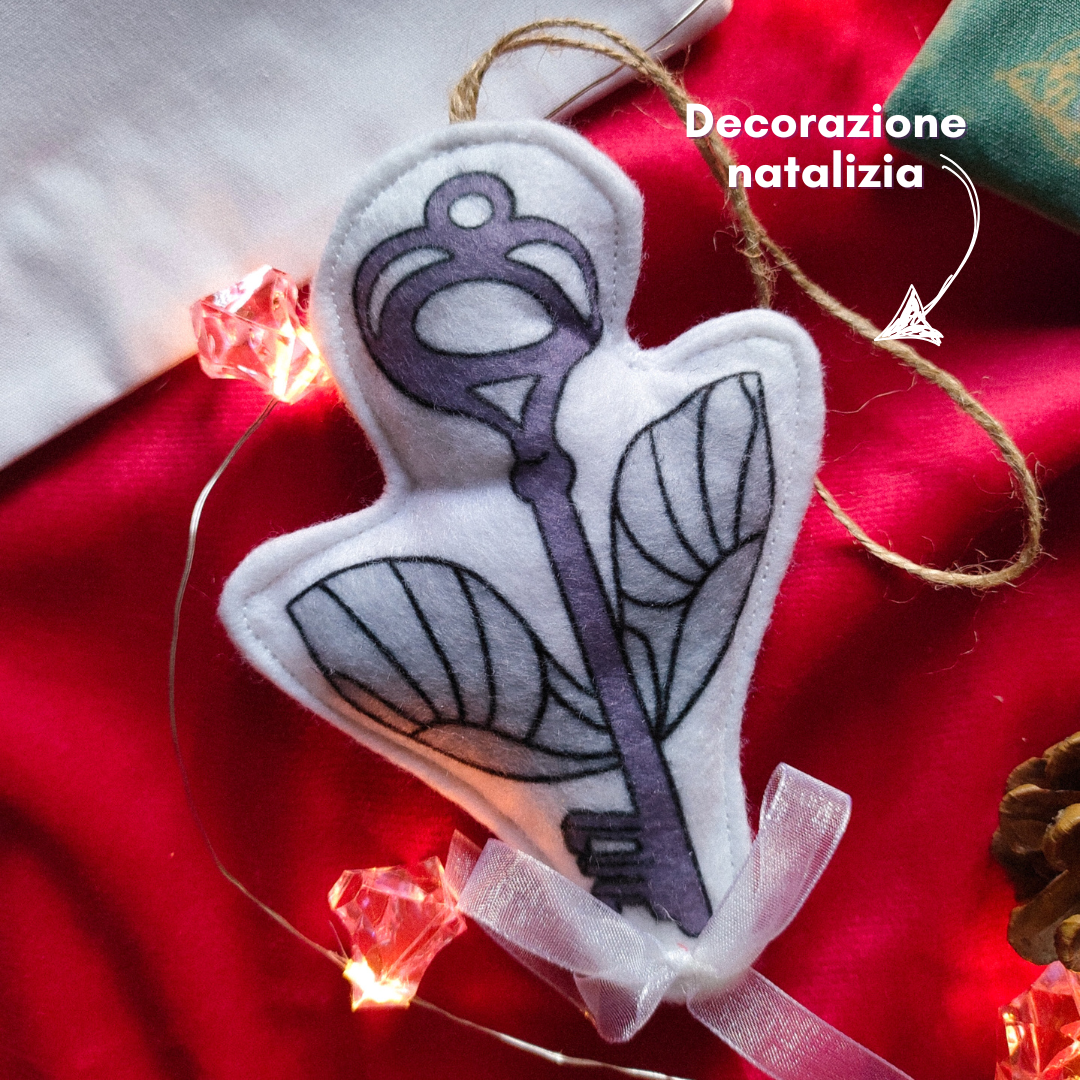 Astuccio artigianale cucito a mano tema scuola di magia