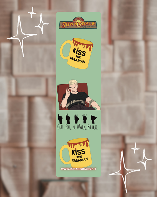 Segnalibro a tema serie tv (Spike) - Grafica esclusiva, Plastificato