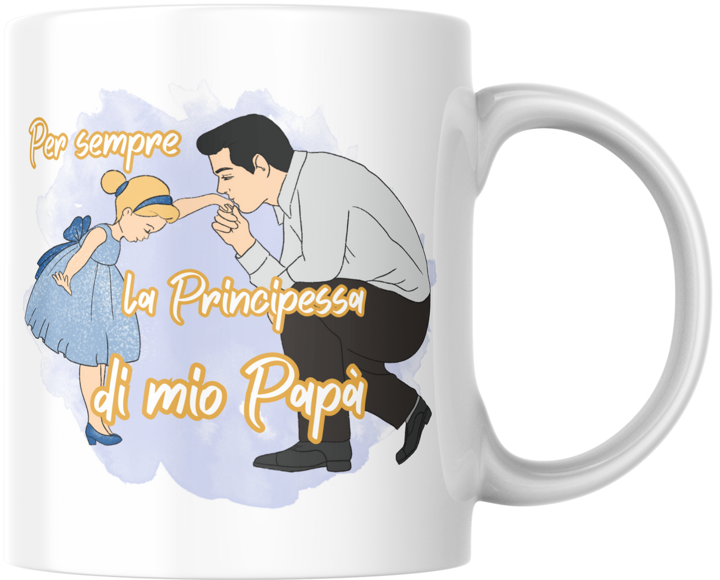 Tazza Principessa di Papà Personalizzata - Ceramica