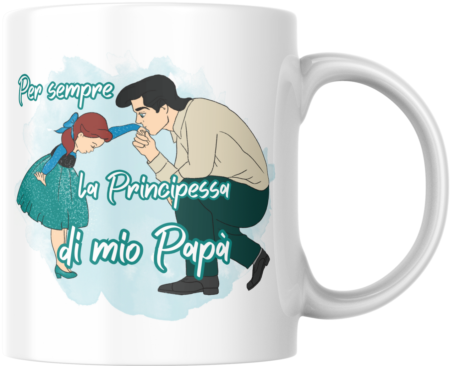 Tazza Principessa di Papà Personalizzata - Ceramica