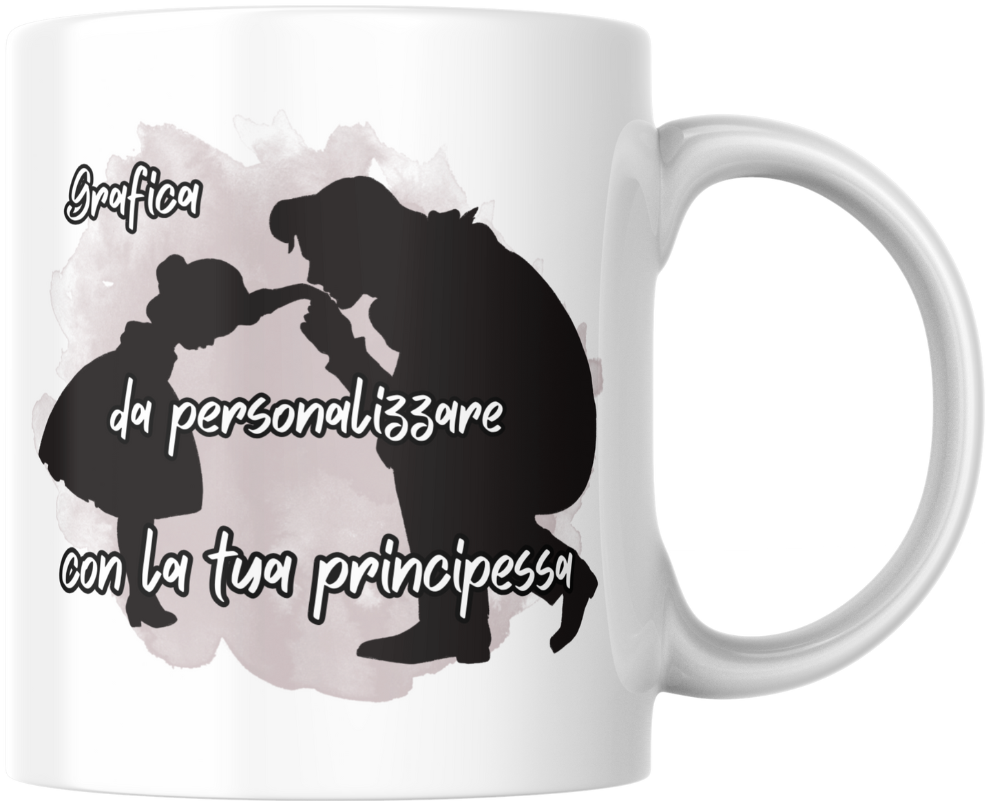 Tazza Principessa di Papà Personalizzata - Ceramica