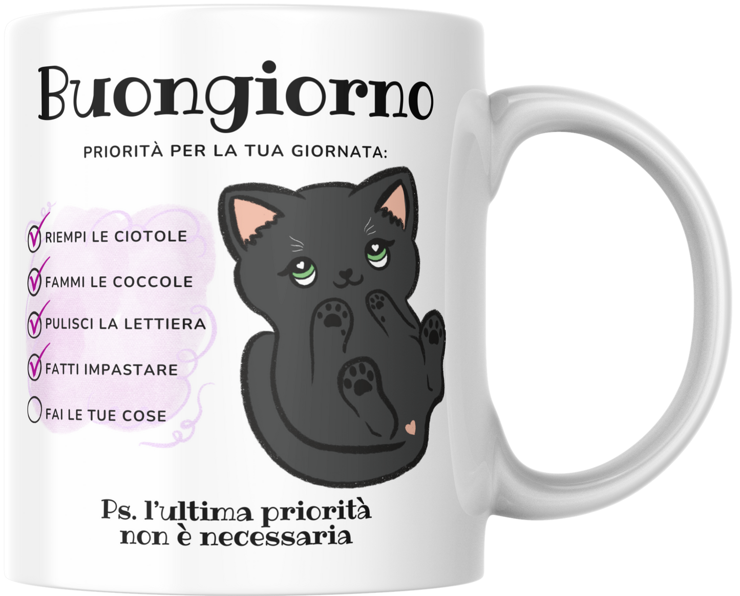 Tazza Pancino Gattino - Artigianale