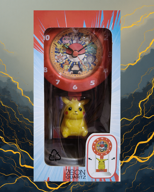 Orologio a pendolo Pokemon ufficiale design vintage retrò da parete