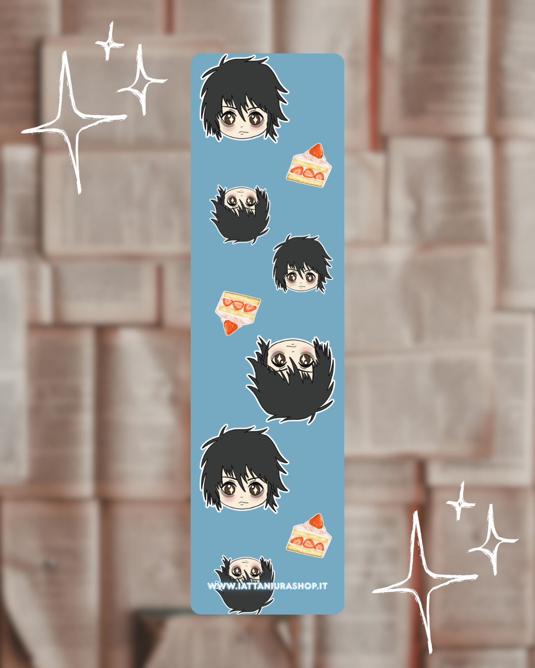 Segnalibro a tema (L Lawliet) - Grafica esclusiva, Plastificato