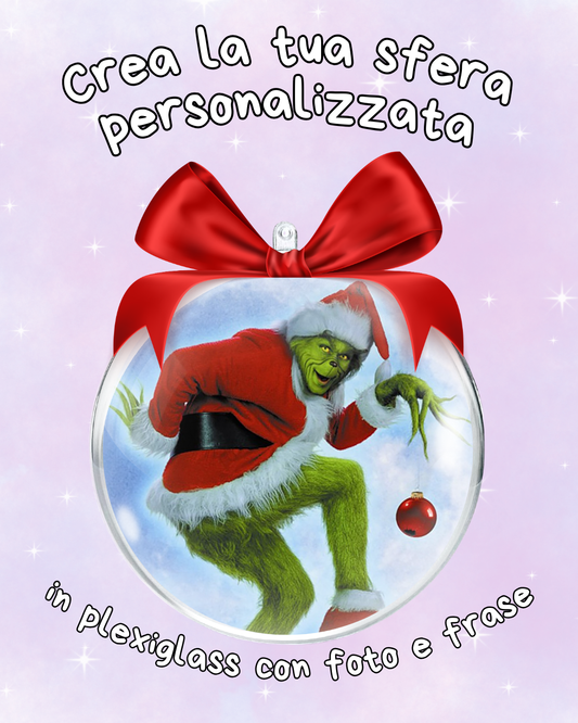 Sfera di Natale Personalizzata - Plexiglass
