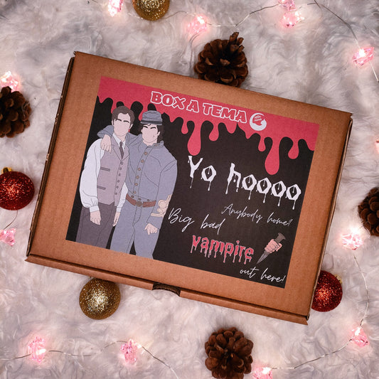 Set completo articoli artigianali fratelli vampiri astuccio shopper portachiavi