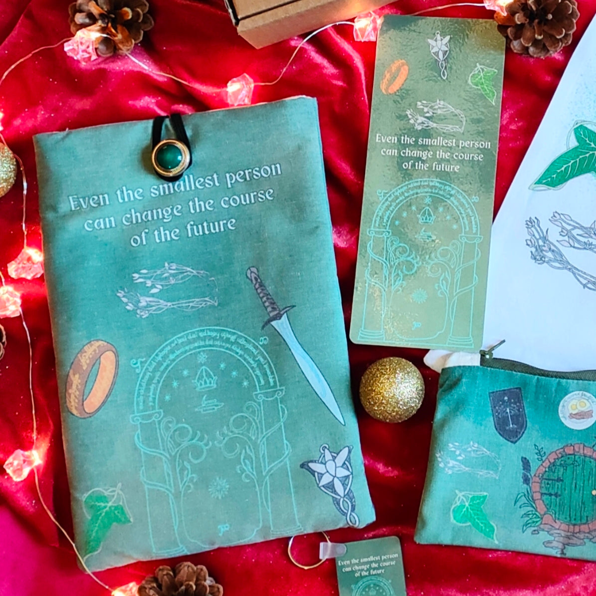 Confezione regalo box anello magico 6 pezzi artigianali cuciti a mano