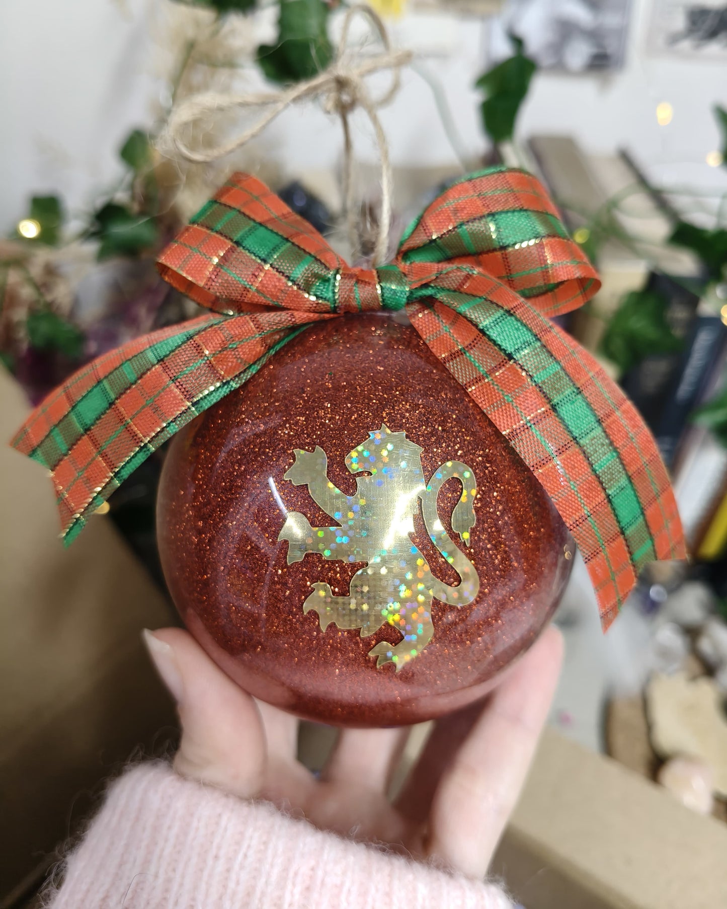 Sfera Natale Casa Leone Rampante - Artigianale