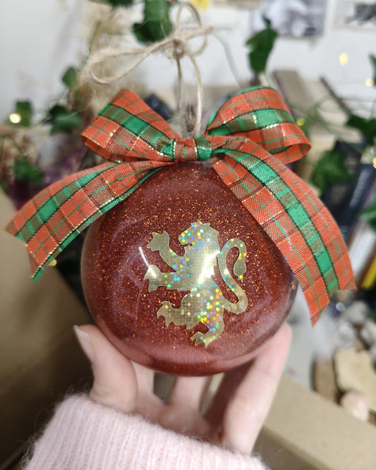 Sfera Natale Casa Leone Rampante - Artigianale