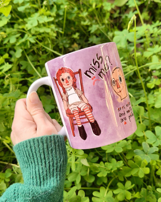 Tazza Bambola Annabelle - Artigianale