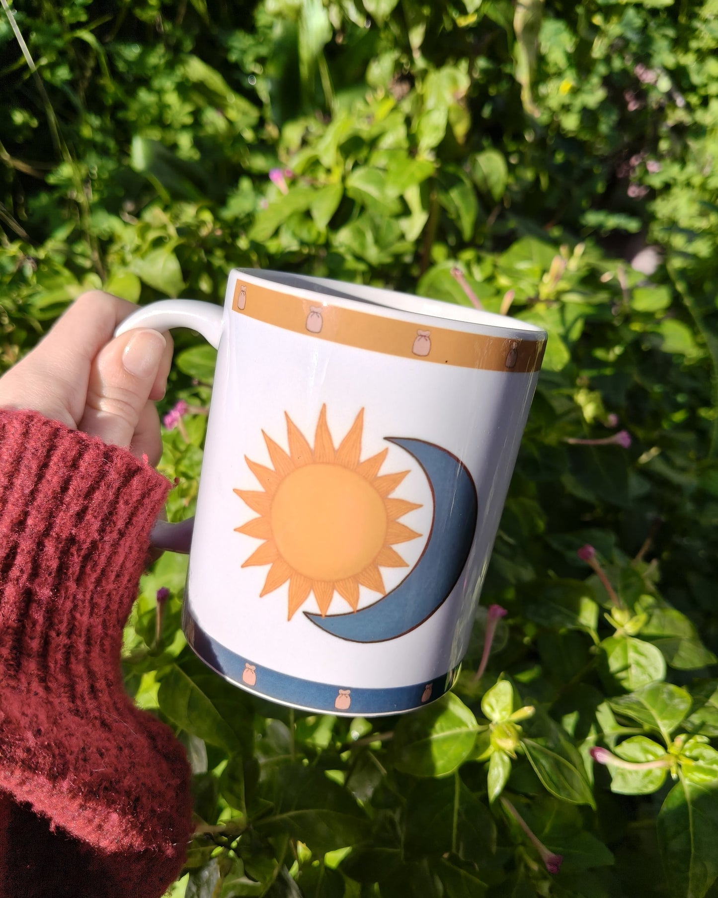 Tazza idea regalo tema sole luna