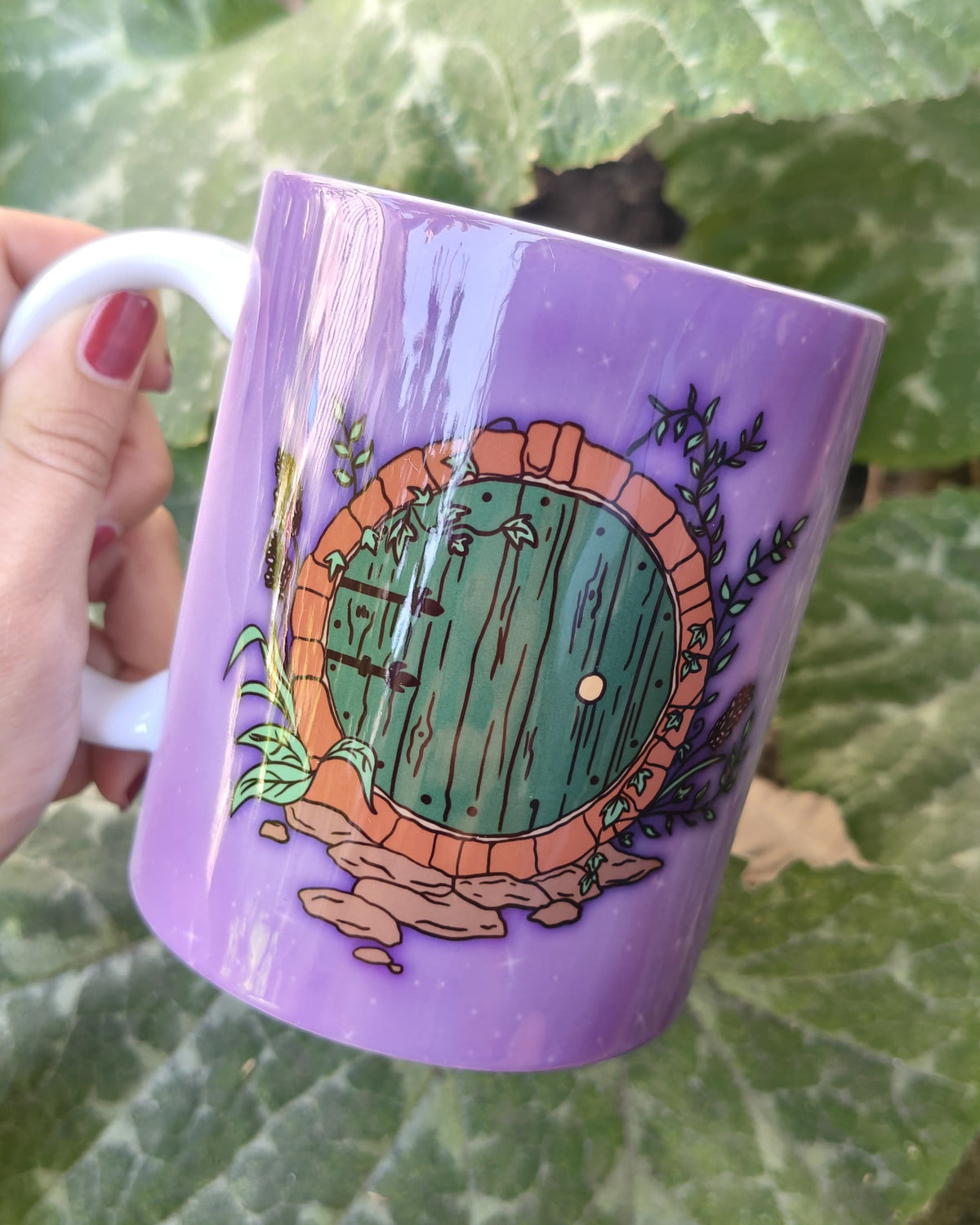 Tazza Porta Hobbit - Fatta a mano
