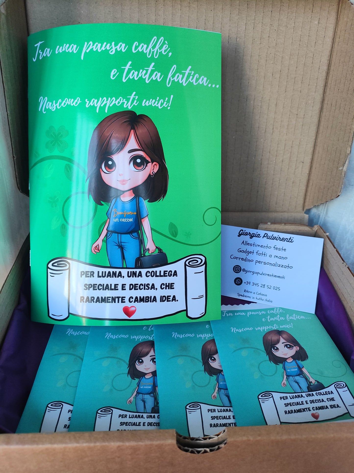 Album Figurine Personalizzato con 24 Foto - Artigianale