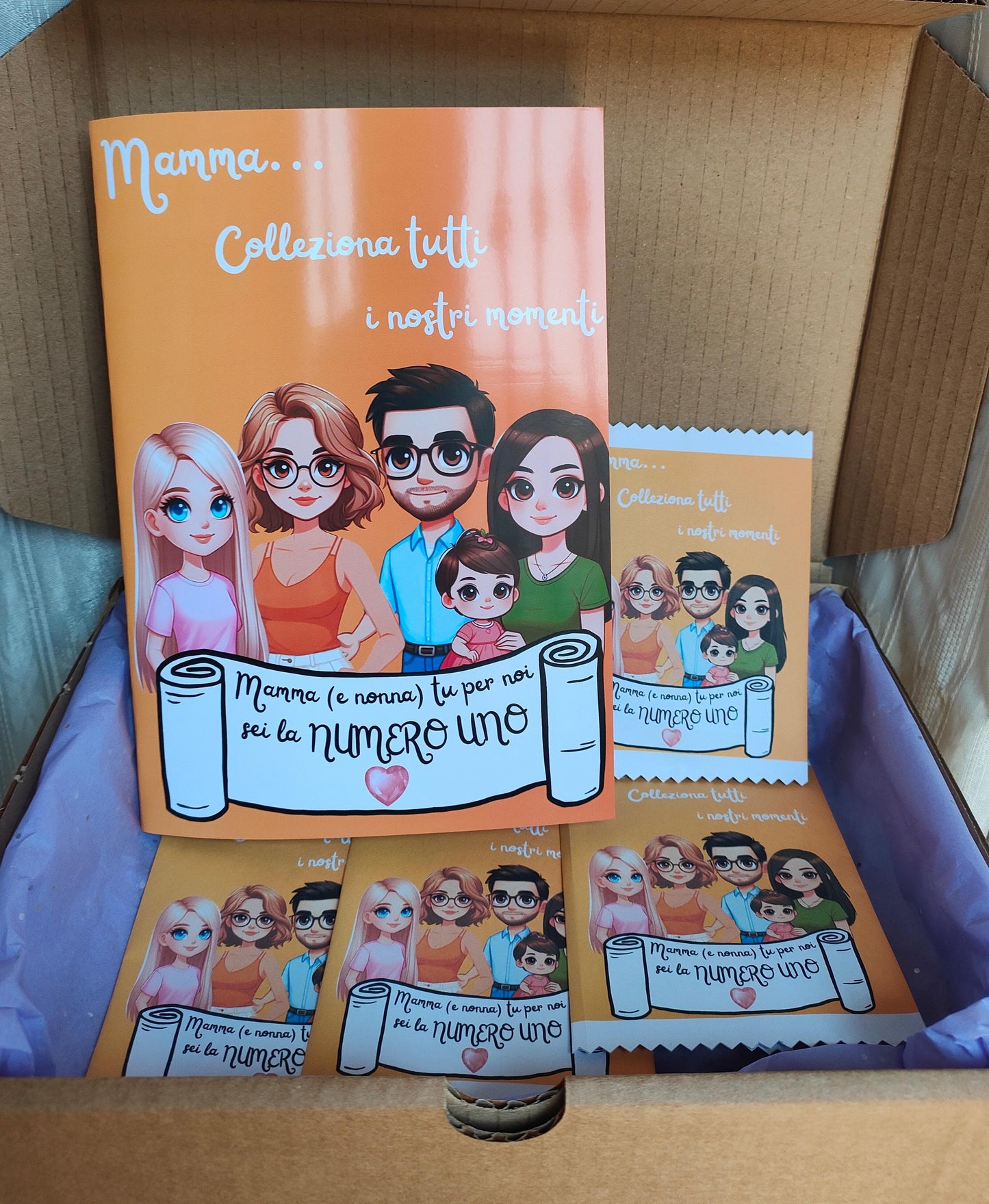 Album Figurine Personalizzato con 24 Foto - Artigianale